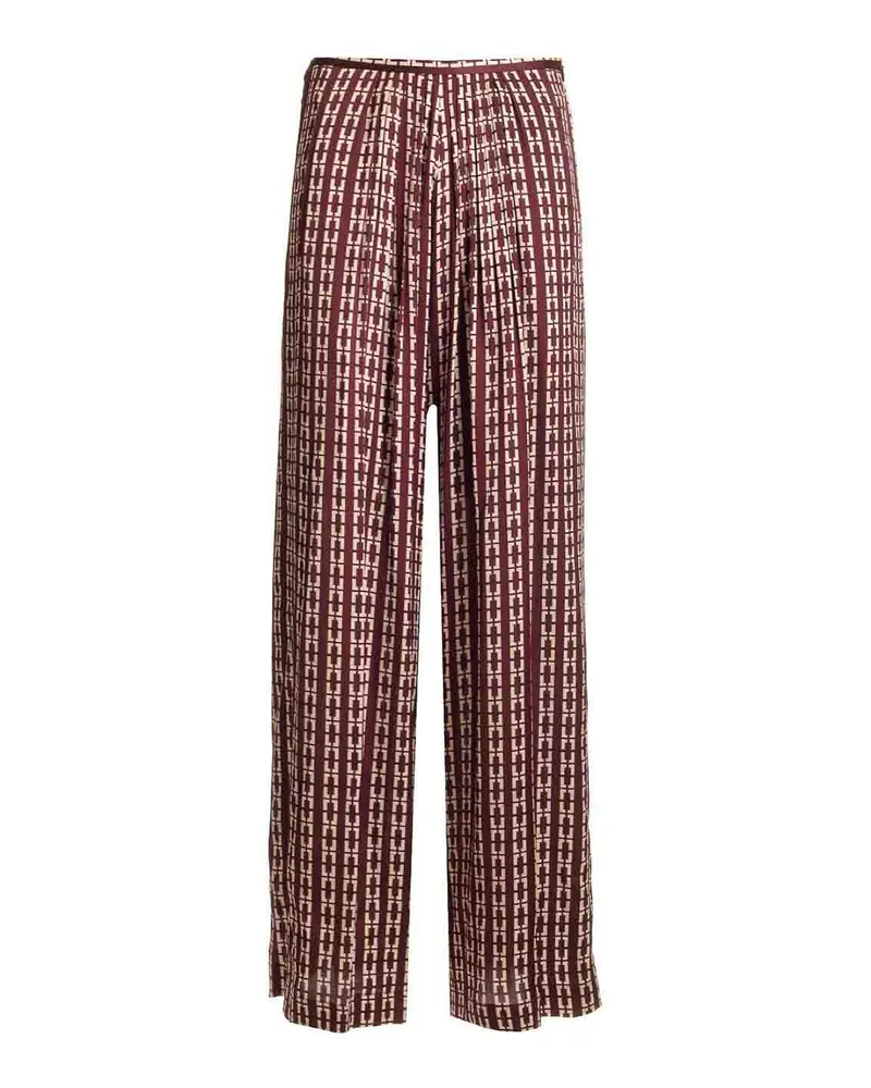 forte_forte Shorts - Dunkelrot Dunkelrot