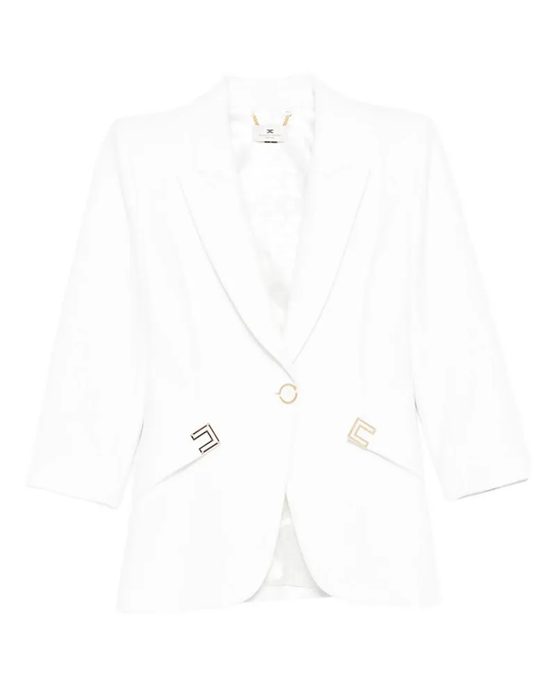 Elisabetta Franchi Blazer - Weiß Weiß