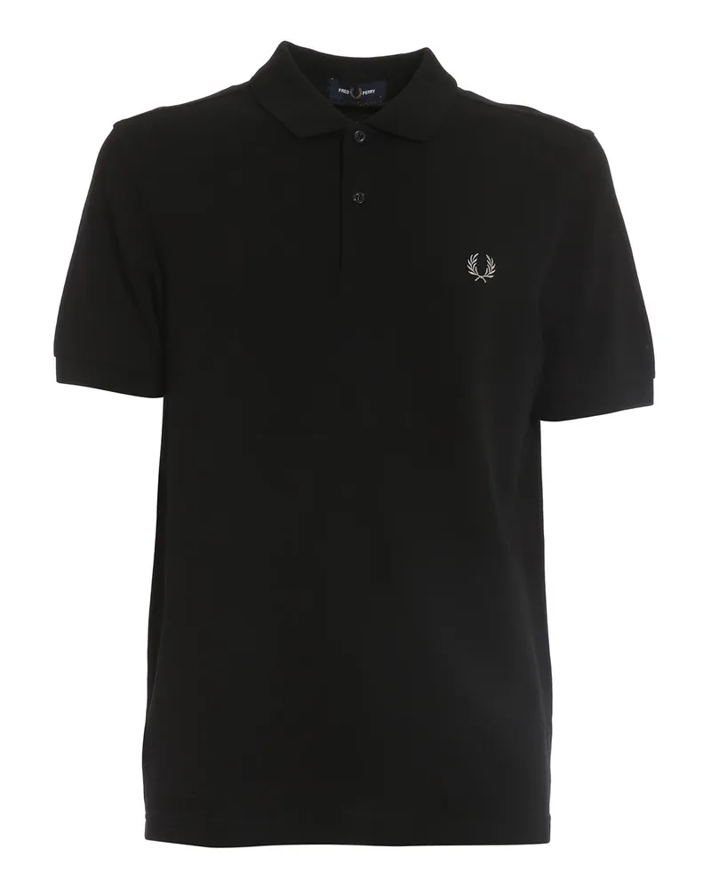 Fred Perry Poloshirt - Schwarz Schwarz