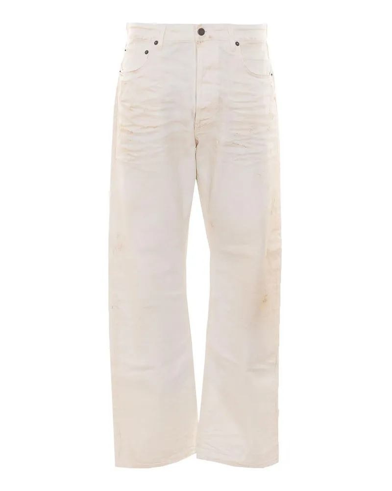 Haikure Straight Leg Jeans - Weiß Weiß