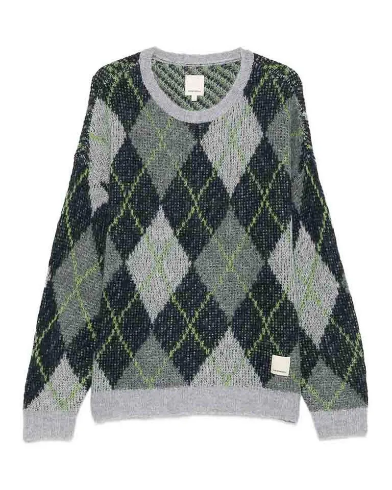 Emporio Armani Rundhalspullover - Grau Grau