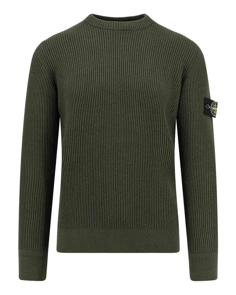 Stone Island U-Boot-Pullover - Grün Grün