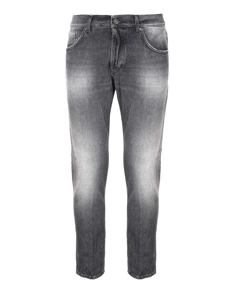 Dondup Straight Leg Jeans - Schwarz Schwarz
