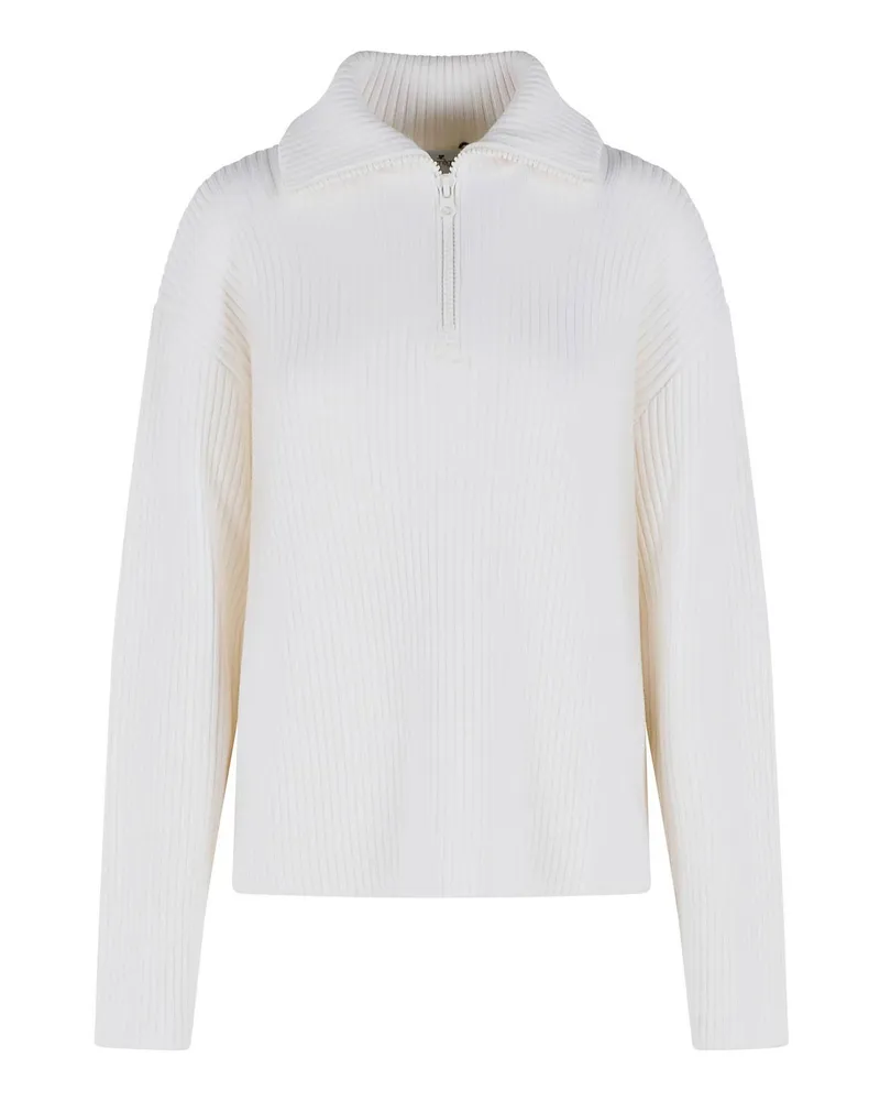 Courrèges Rundhalspullover - Weiß Weiß