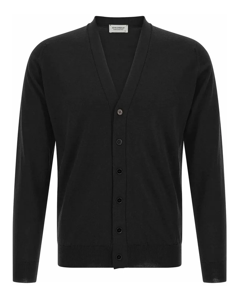 John Smedley Cardigan - Schwarz Schwarz