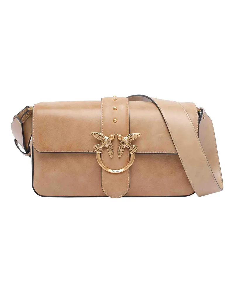 Pinko Schultertasche - Beige Beige
