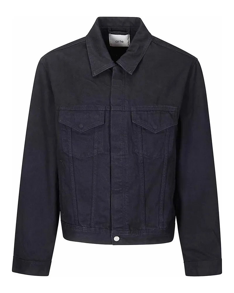 Arte Antwerp Jeansjacke - Schwarz Schwarz