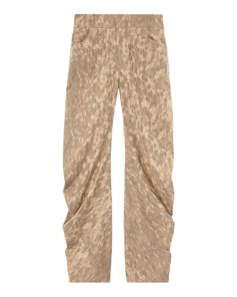 Ganni Casual Hose - Creme Creme