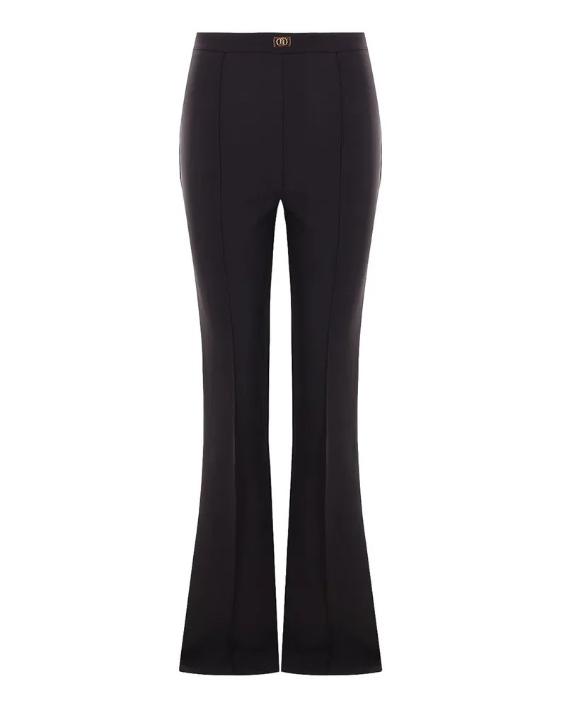 Elisabetta Franchi Casual Hose - Schwarz Schwarz