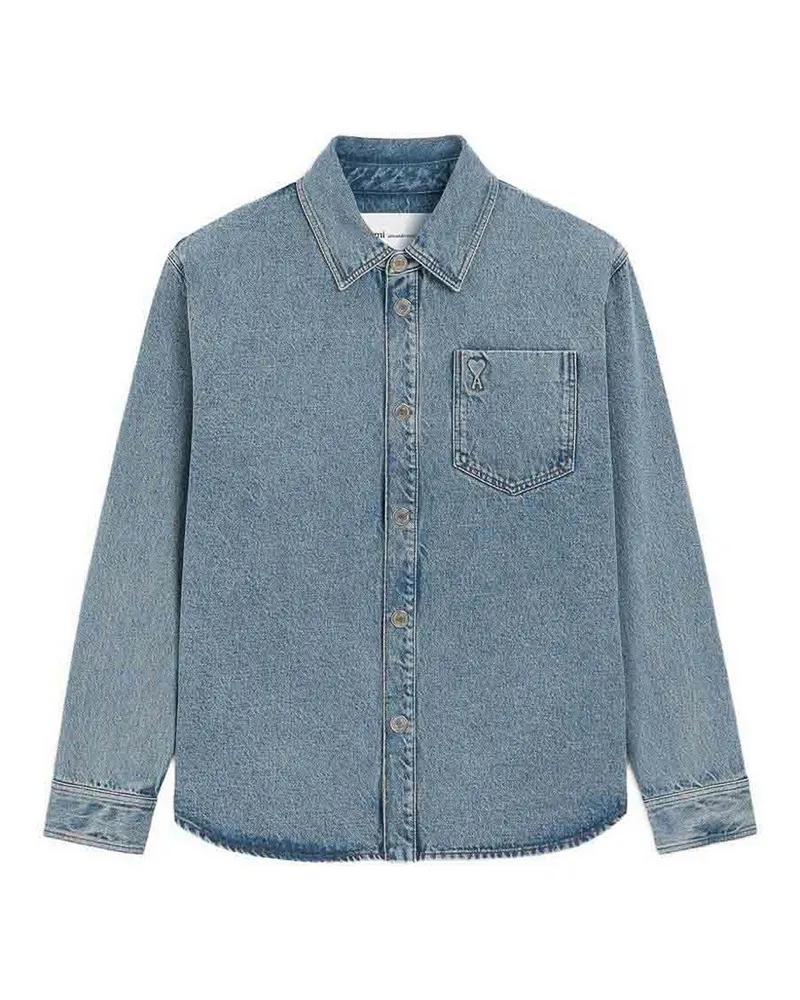 AMI Paris Hemd - Hellblau Hellblau