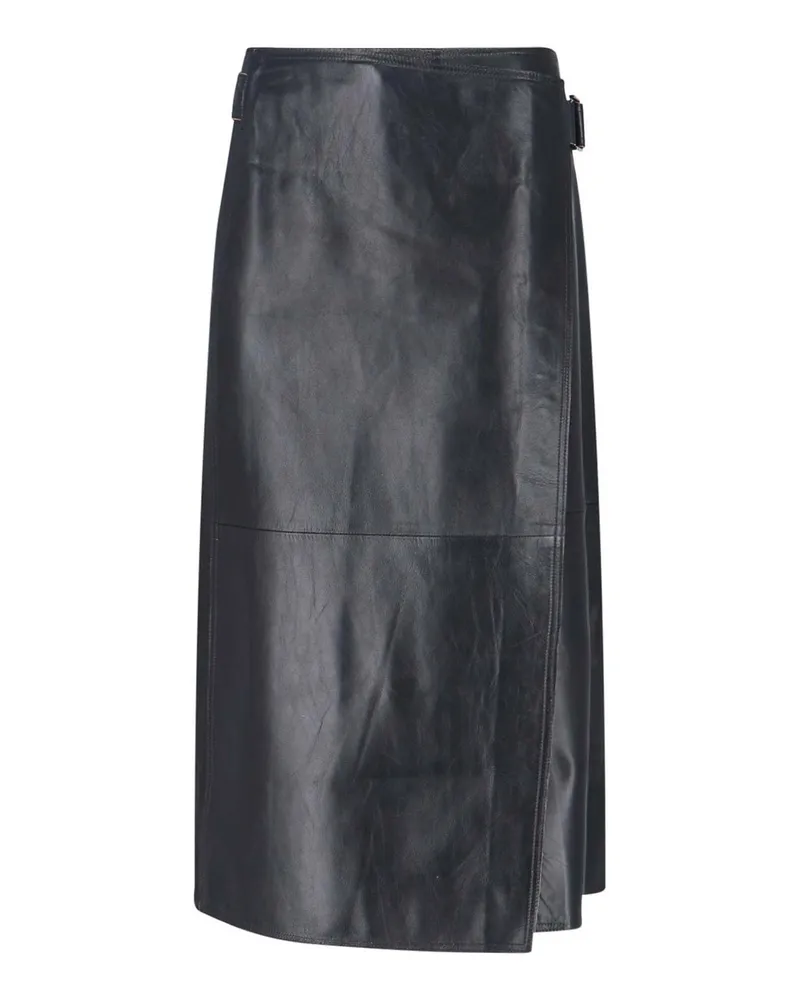 Calvin Klein Midirock - Schwarz Schwarz