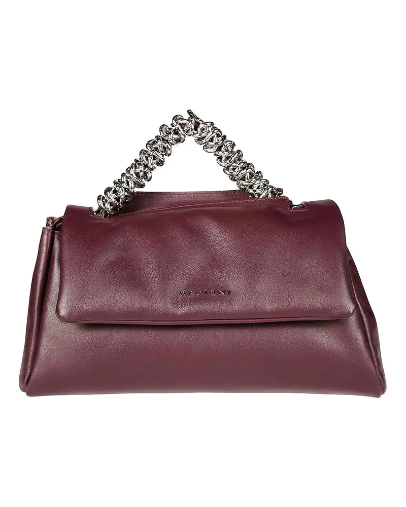 Orciani Shopper - Dunkelrot Dunkelrot