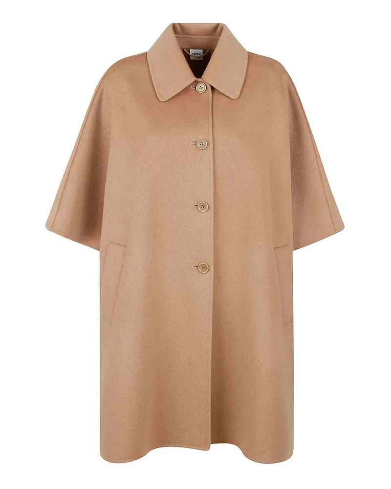 ASPESI Kurzer Mantel - Camel Camel
