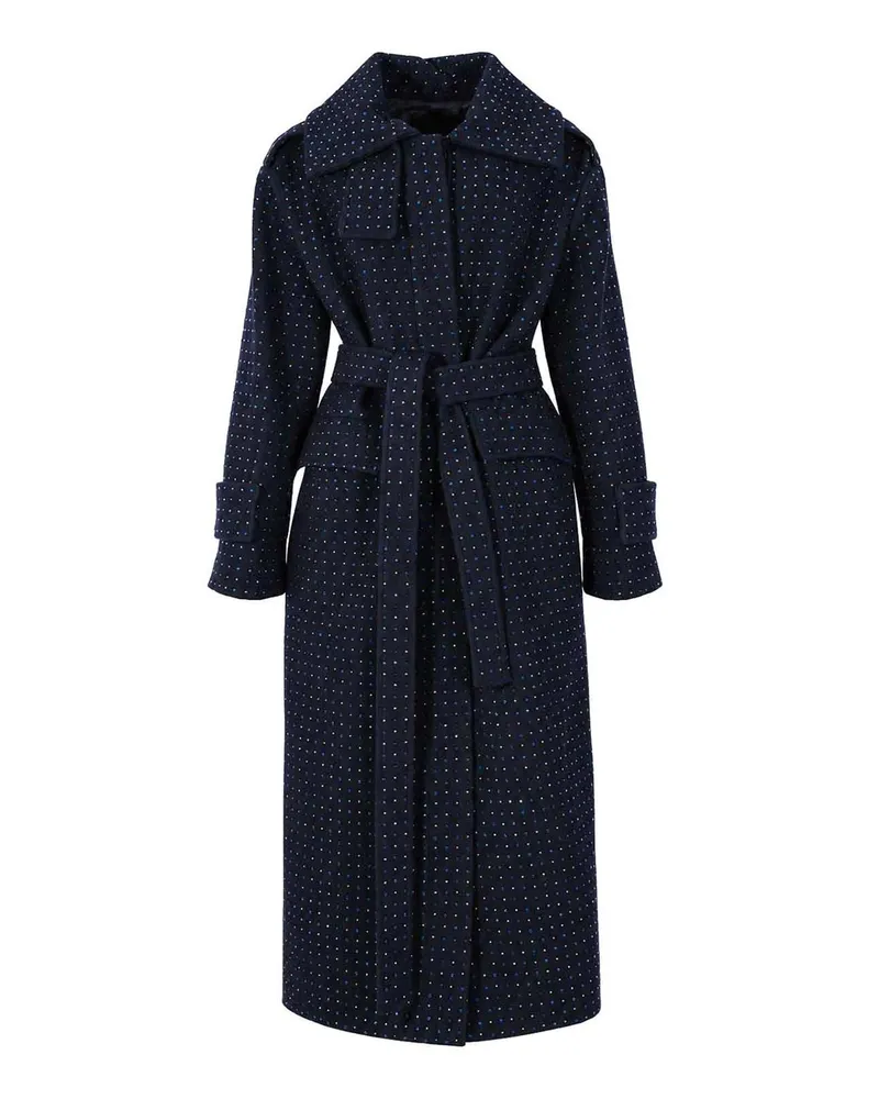 Pinko Langer Mantel - Blau Blau