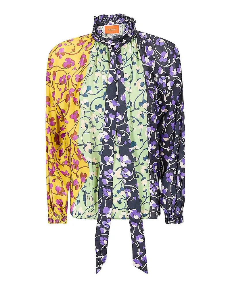 La DoubleJ Bluse - Bunt Bunt