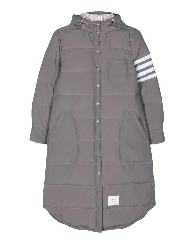 Thom Browne Daunenmantel - Grau Grau