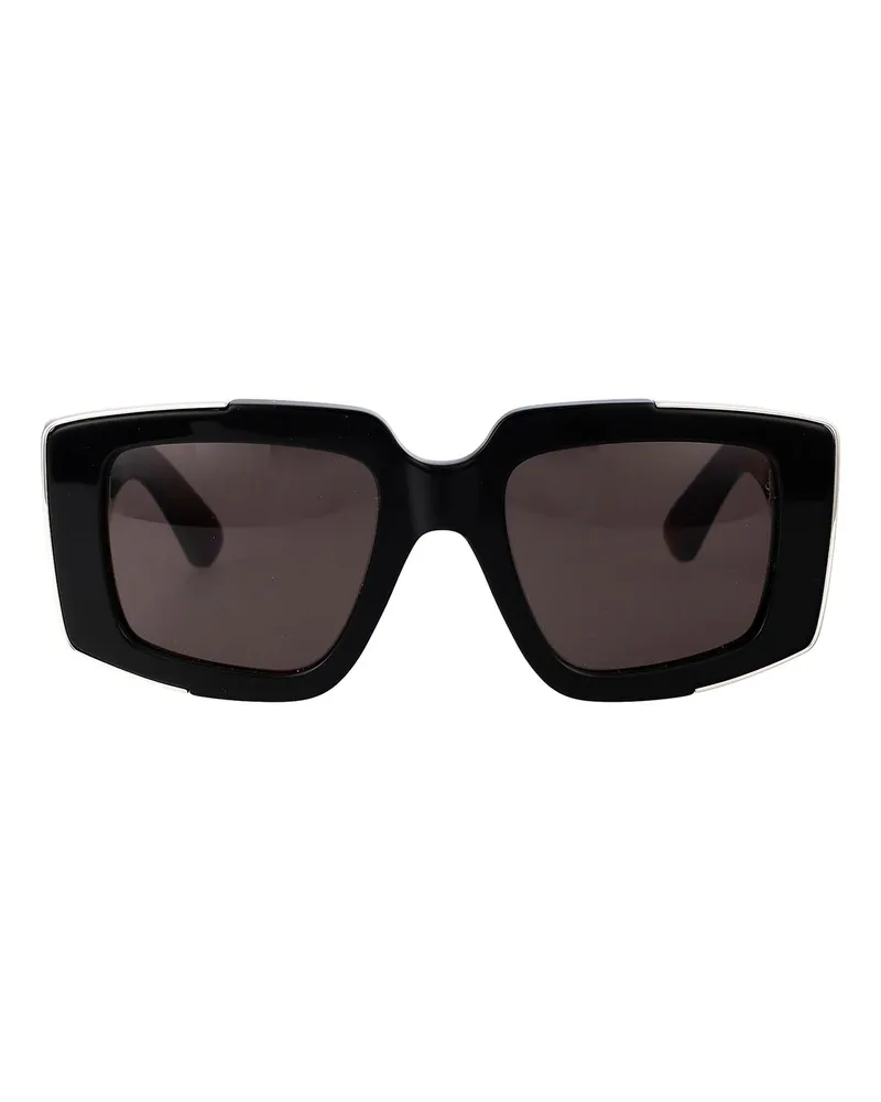 Alexander McQueen Sonnenbrille - Schwarz Schwarz