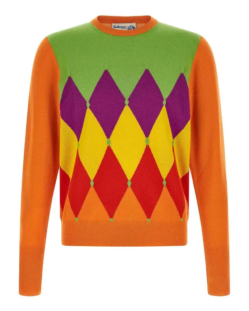 Ballantyne Rundhalspullover - Orange Orange