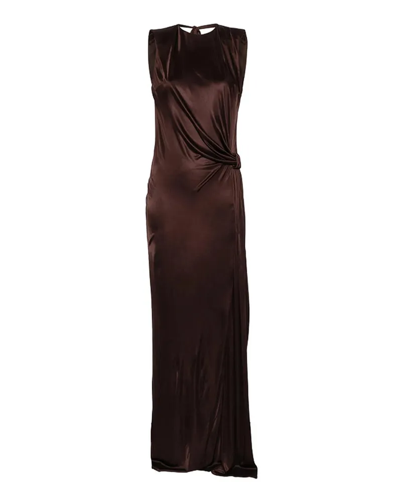 Elisabetta Franchi Knielanges Kleid - Braun Braun