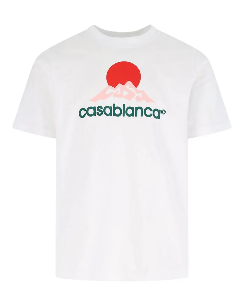 Casablanca Paris T-Shirt - Weiß Weiß