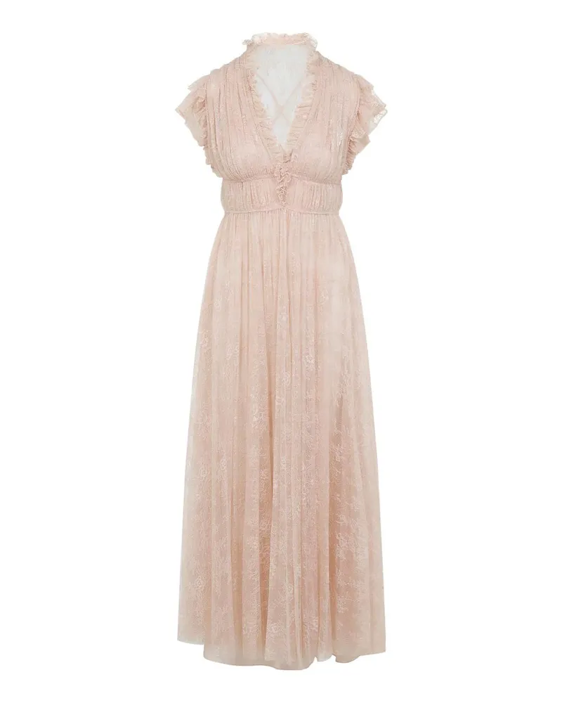 Alberta Ferretti Schlagjeans - Beige Nude