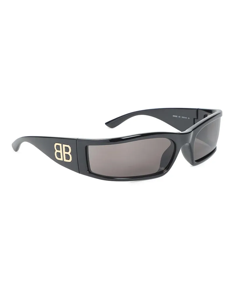 Balenciaga Sonnenbrille - Schwarz Schwarz