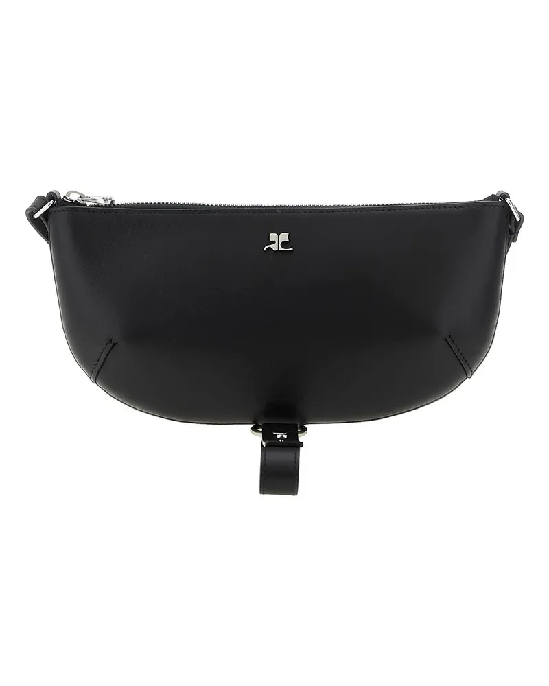 Courrèges Schultertasche - Schwarz Schwarz
