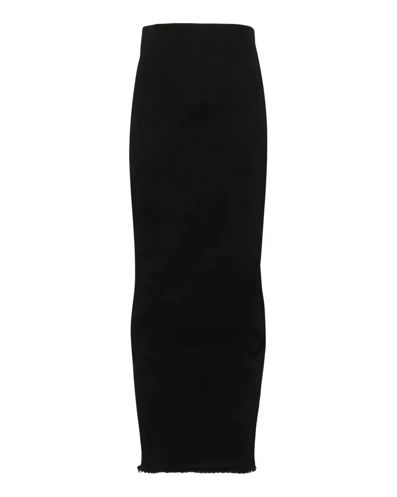 Rick Owens Langer Rock - Schwarz Schwarz