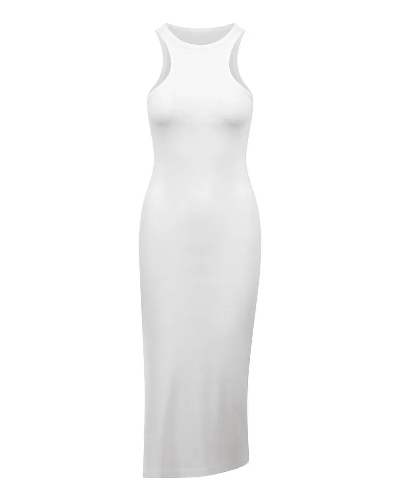 Courrèges Maxikleid - Weiß Weiß
