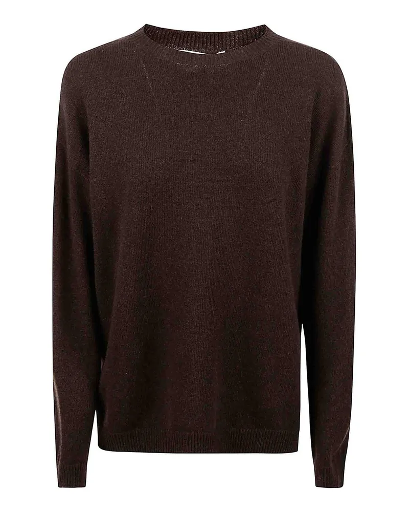 Jucca Rundhalspullover - Braun Braun