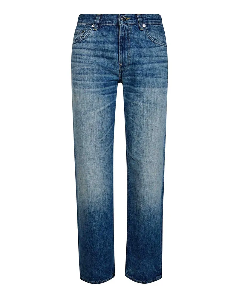 Haikure Straight Leg Jeans - Blau Blau