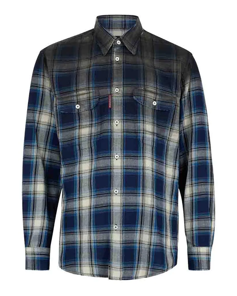 Dsquared2 Hemd - Blau Blau