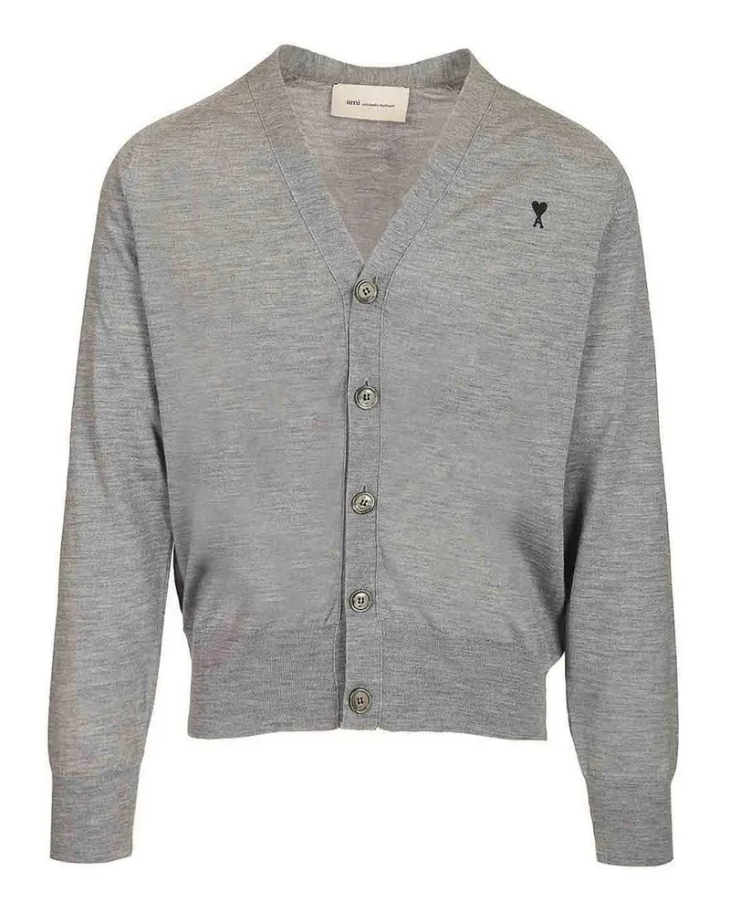 AMI Paris Cardigan - Grau Grau