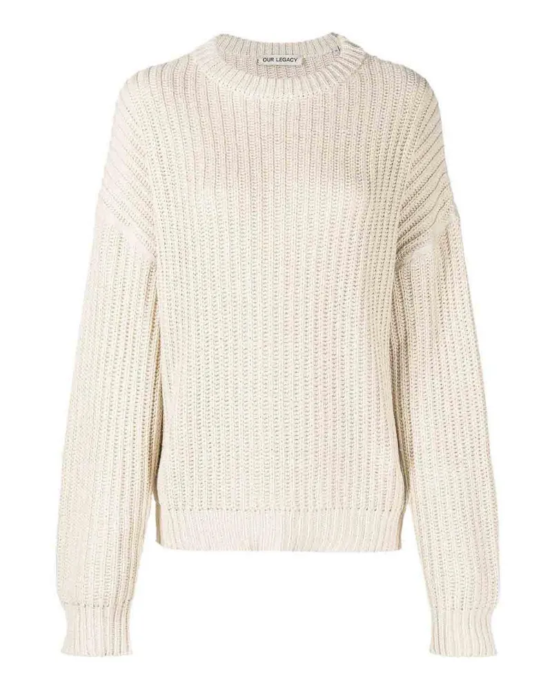 Our Legacy Rundhalspullover - Beige Beige