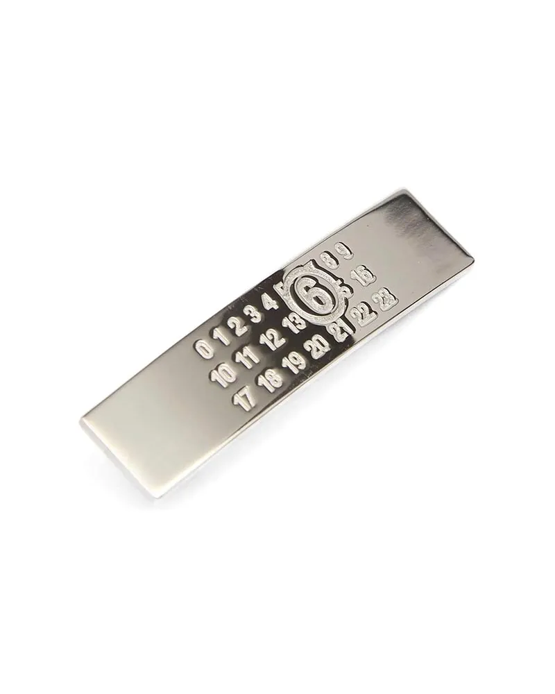 Maison Margiela Haarspange Silber