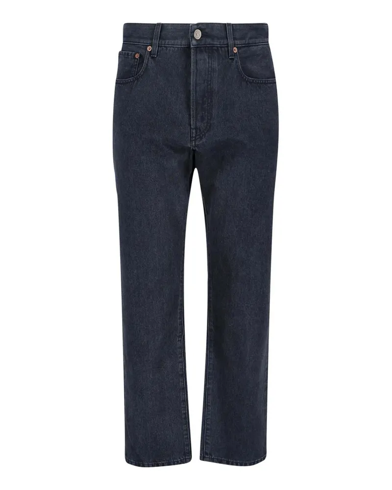 Valentino Garavani Straight Leg Jeans - Schwarz Schwarz