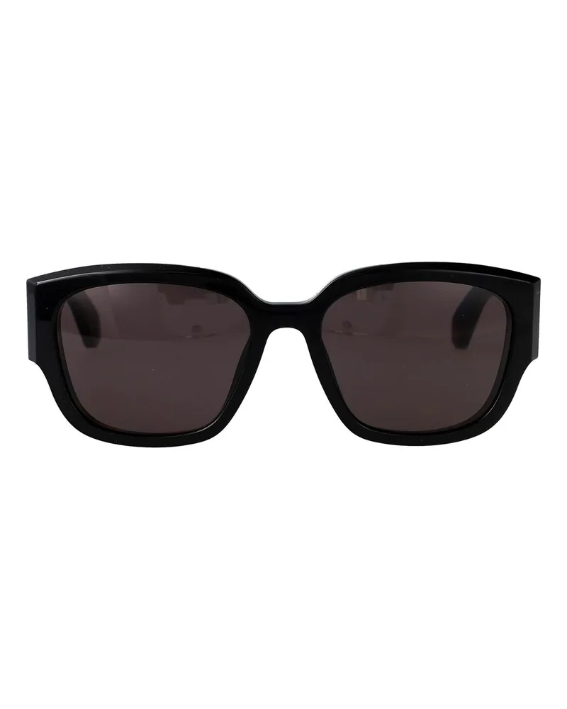 Alexander McQueen Sonnenbrille - Schwarz Schwarz