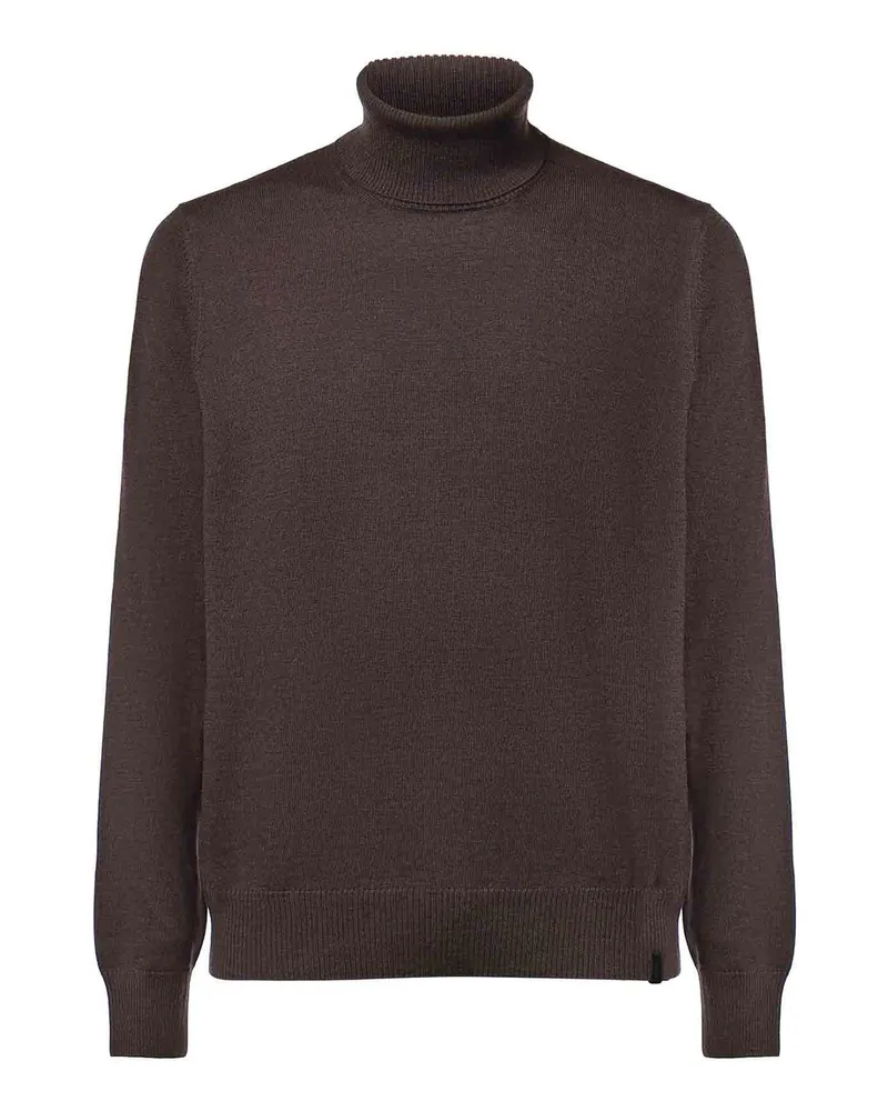 Fay Rollkragenpullover - Braun Braun