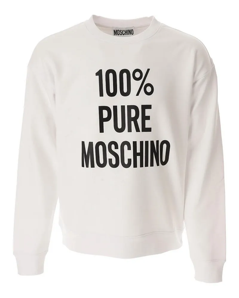 Moschino Sweatshirt - Weiß Weiß