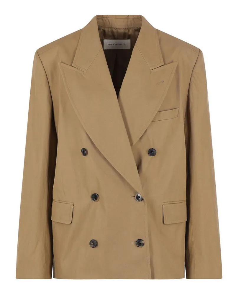 Dries van Noten Daunenjacke - Camel Camel