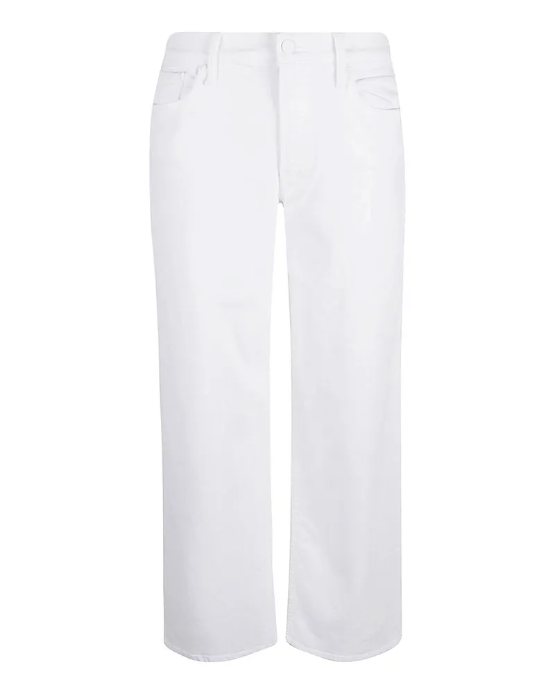 Mother Bootcut Jeans - Weiß Weiß
