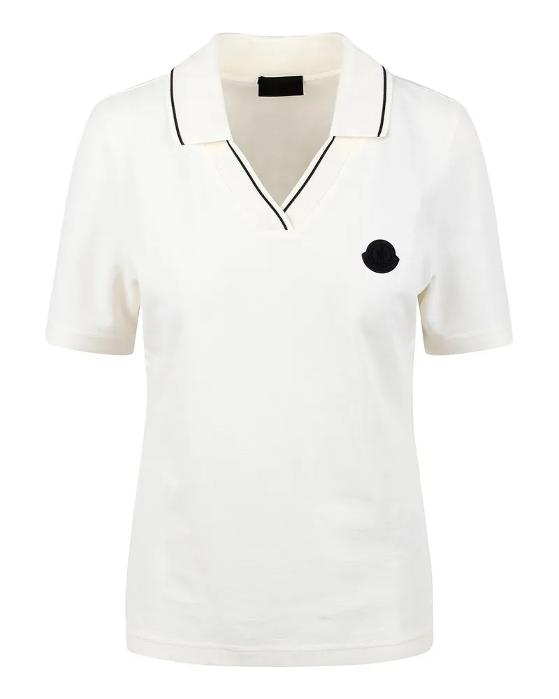 Moncler Poloshirt - Weiß Weiß