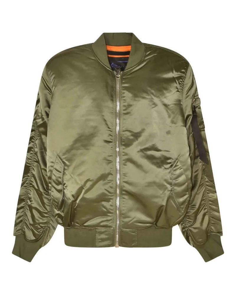 Alpha Industries Knielanger Mantel - Grün Grün