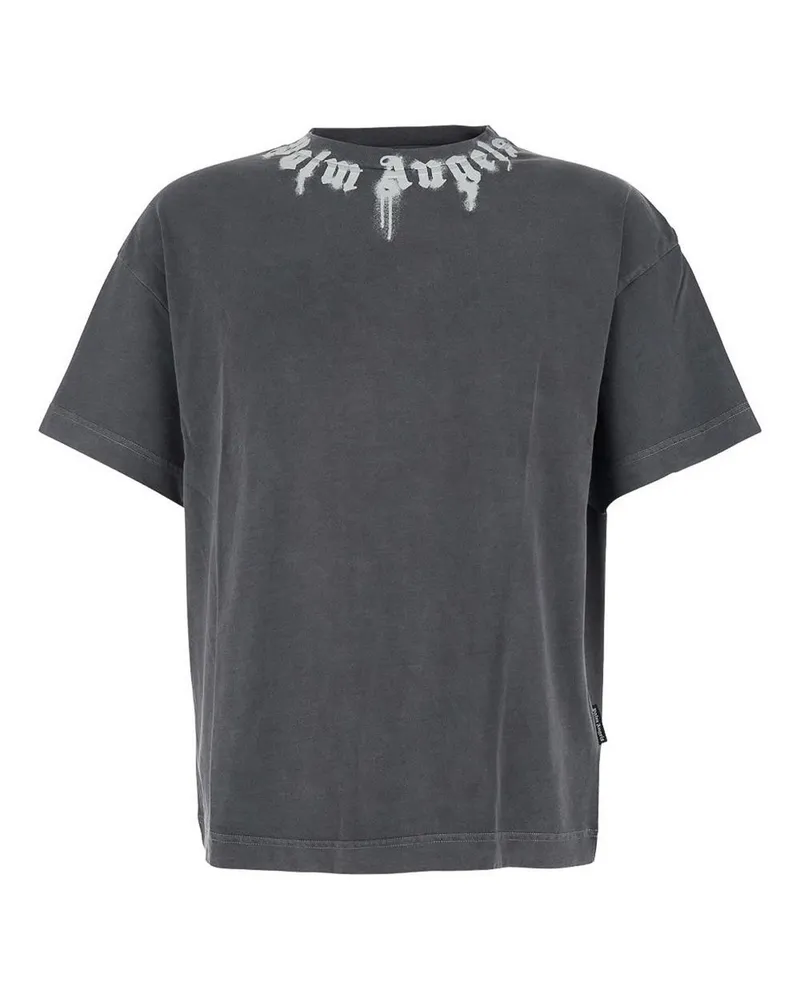 Palm Angels Rundhalspullover - Grau Grau