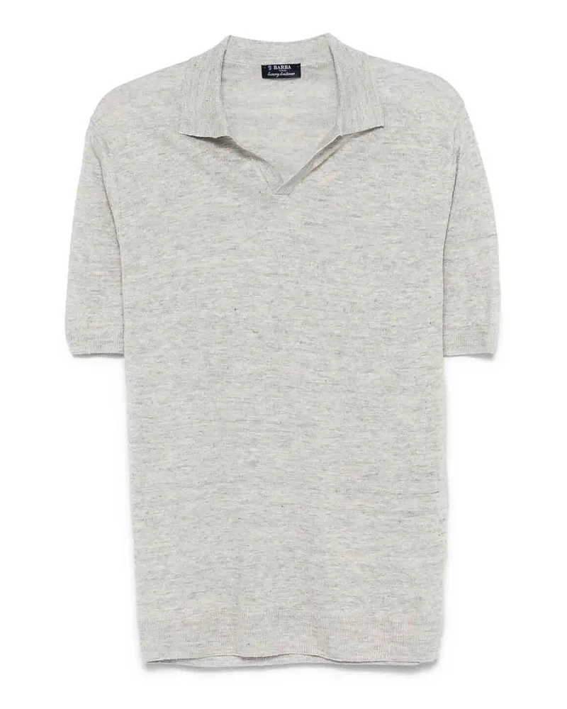 BARBA Rundhalspullover - Weiß Weiß