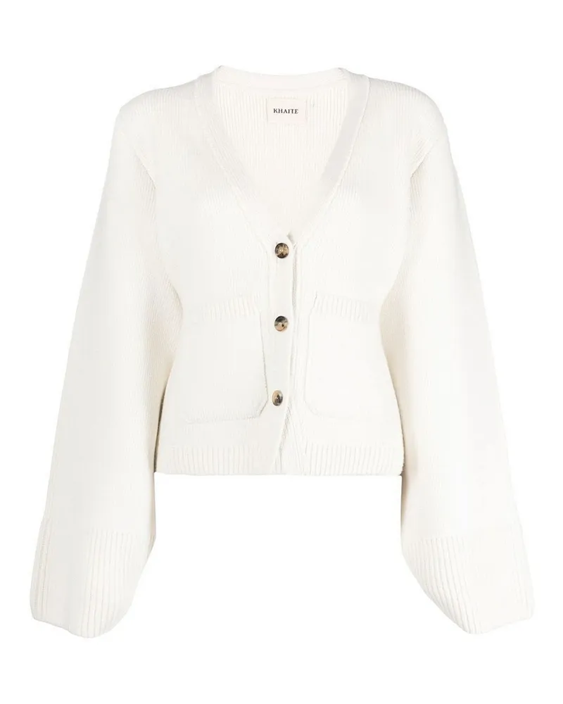 KHAITE Cardigan - Weiß Weiß