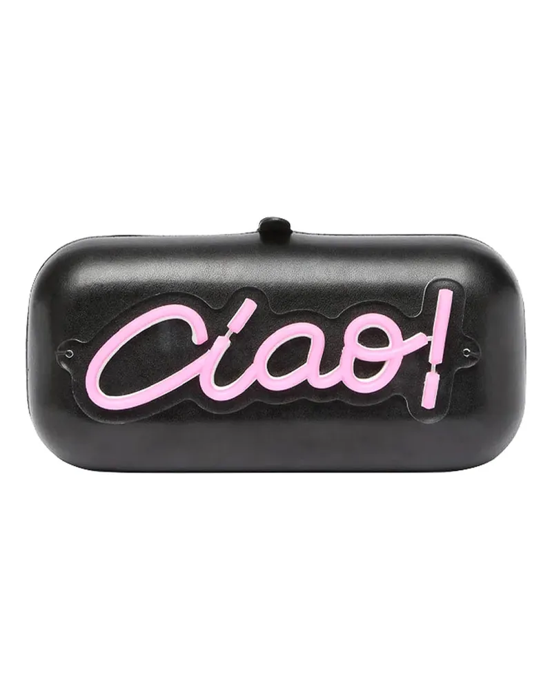 Moschino Clutch - Schwarz Schwarz