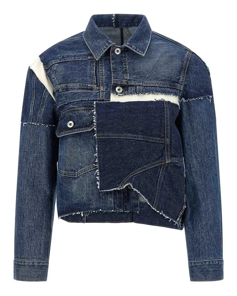 Sacai Jeansjacke - Blau Blau