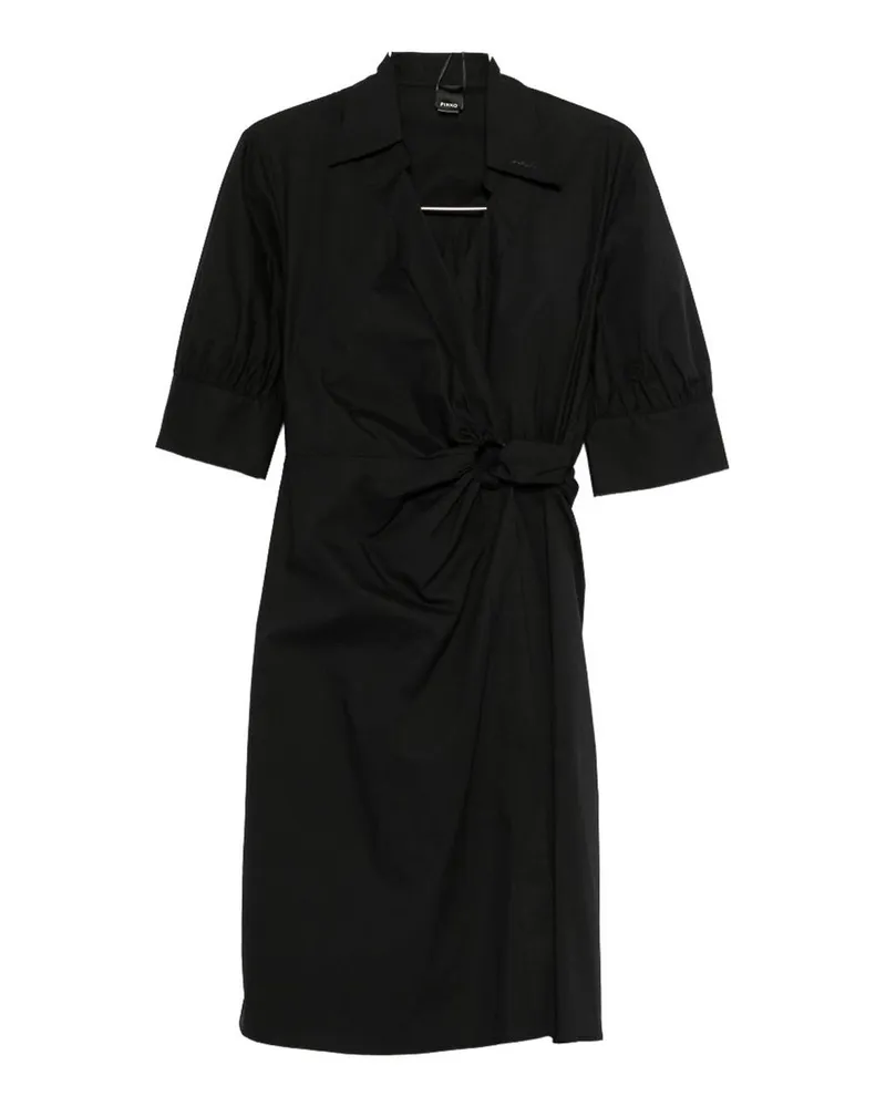 Pinko Knielanges Kleid - Schwarz Schwarz