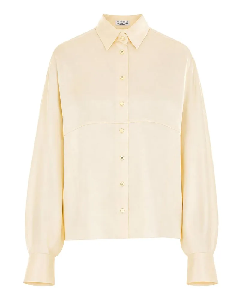 Brunello Cucinelli Hemd - Weiß Weiß